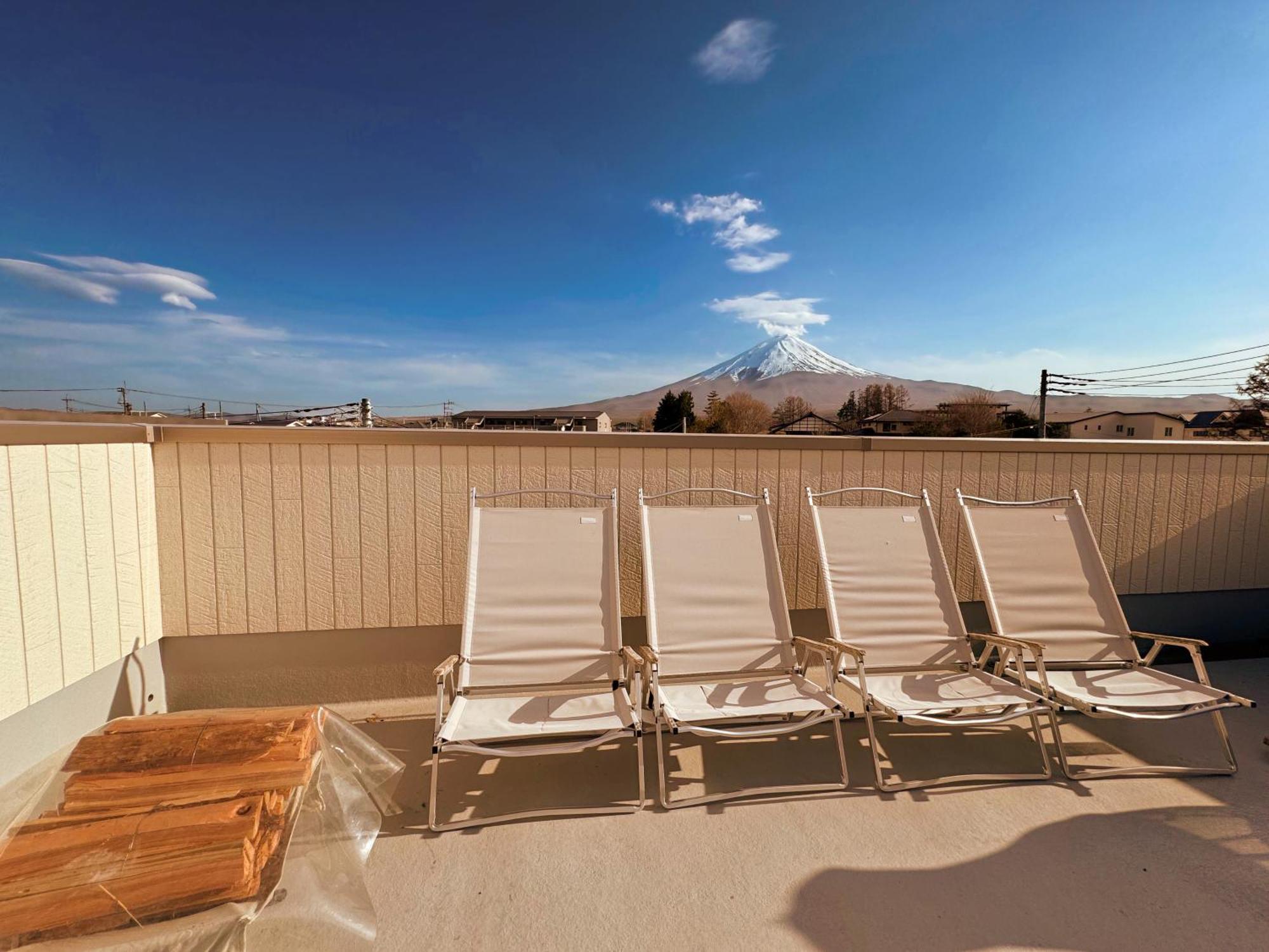 ヴィラ山間堂 Terrace Villa Bbq Bonfire Fuji View Annovillas Fujikawaguchiko Exterior foto